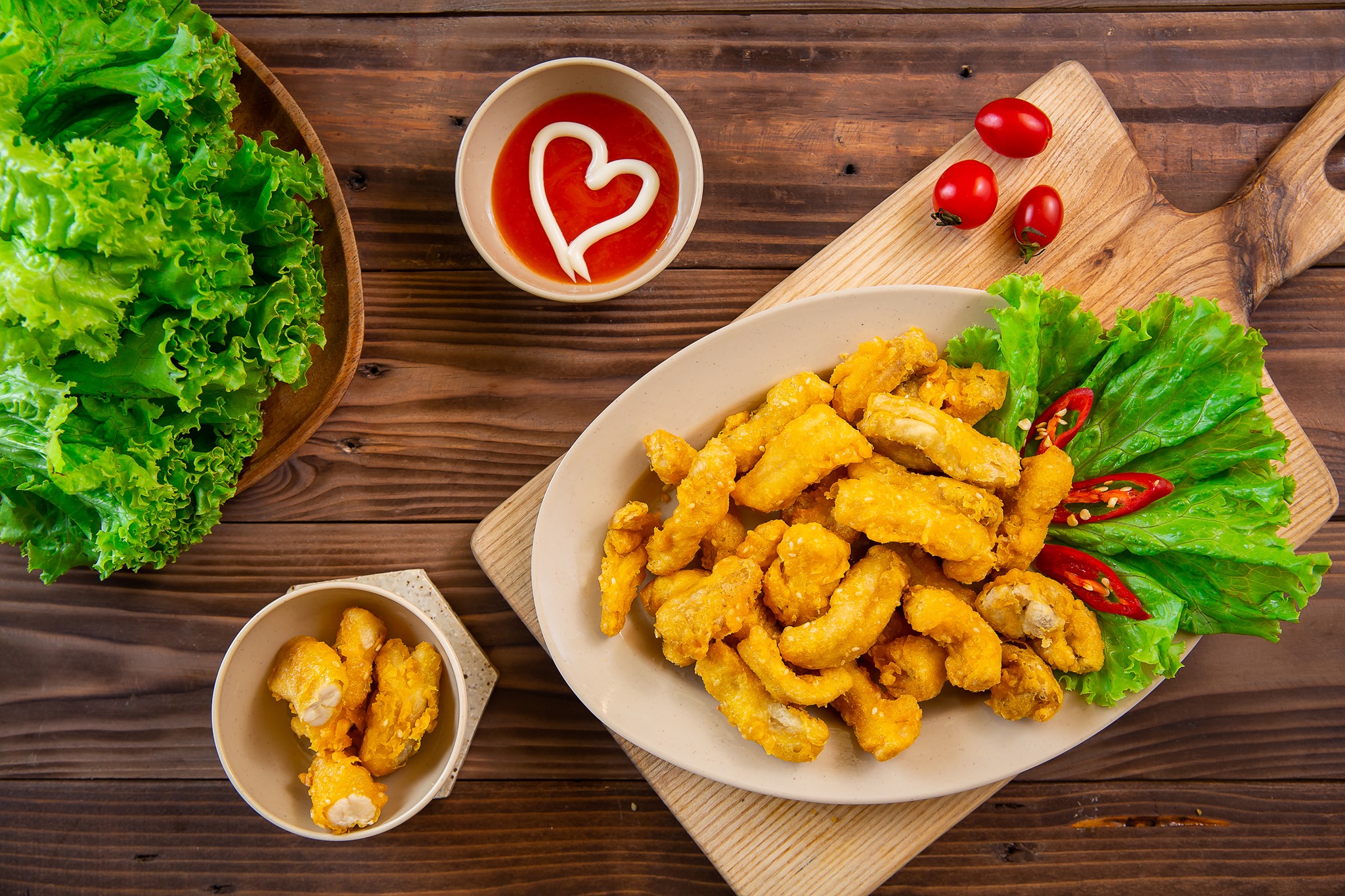 Tủy bò chiên giòn