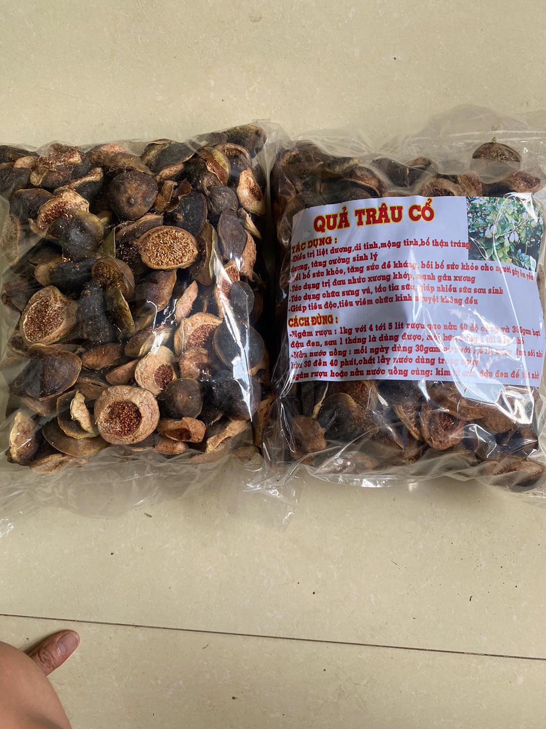 Quả trâu cổ khô ngâm rượu - 360k/kg